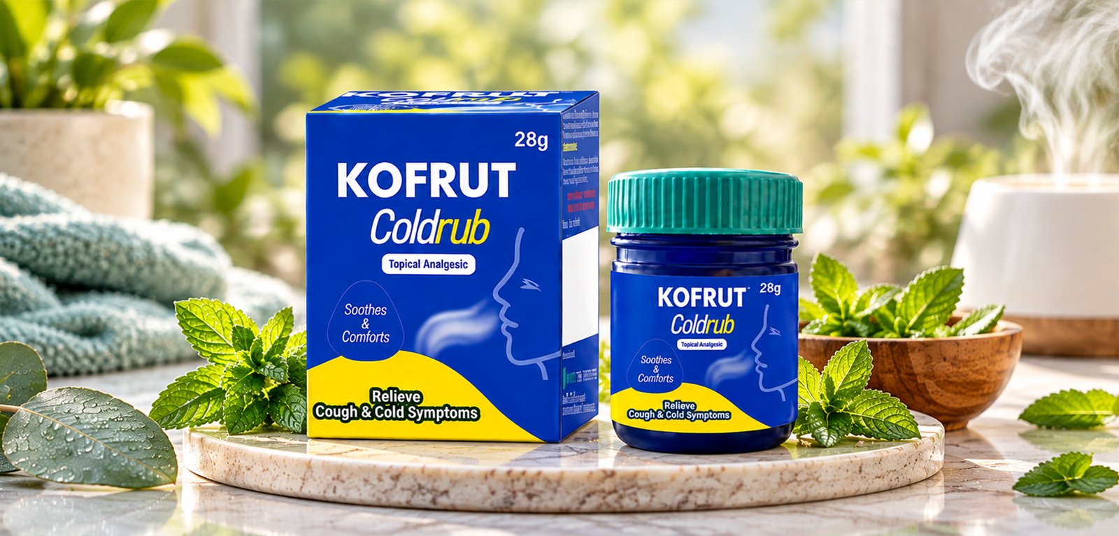 Kofrut herbal, honey and ivy leaf syrups
