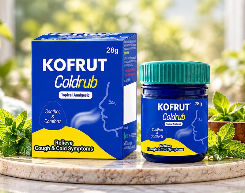 Kofrut ColdRub 28 g box and jar