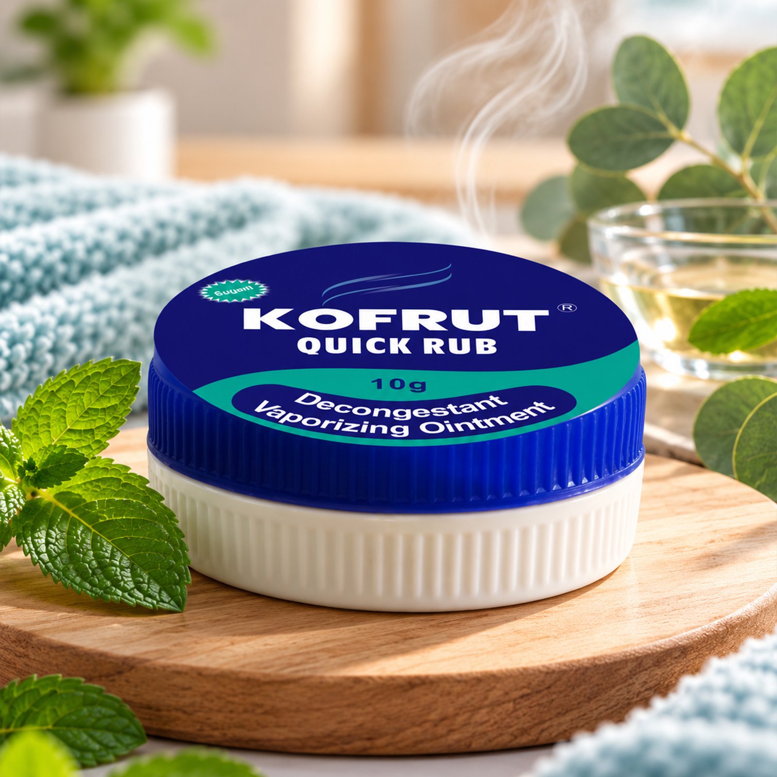 Kofrut Quick Rub 10 g decongestant vaporizing ointment